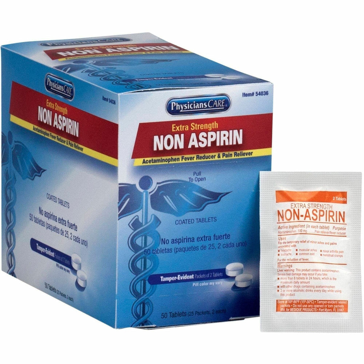 PhysiciansCare ExtraStrength Acetaminophen Tablets