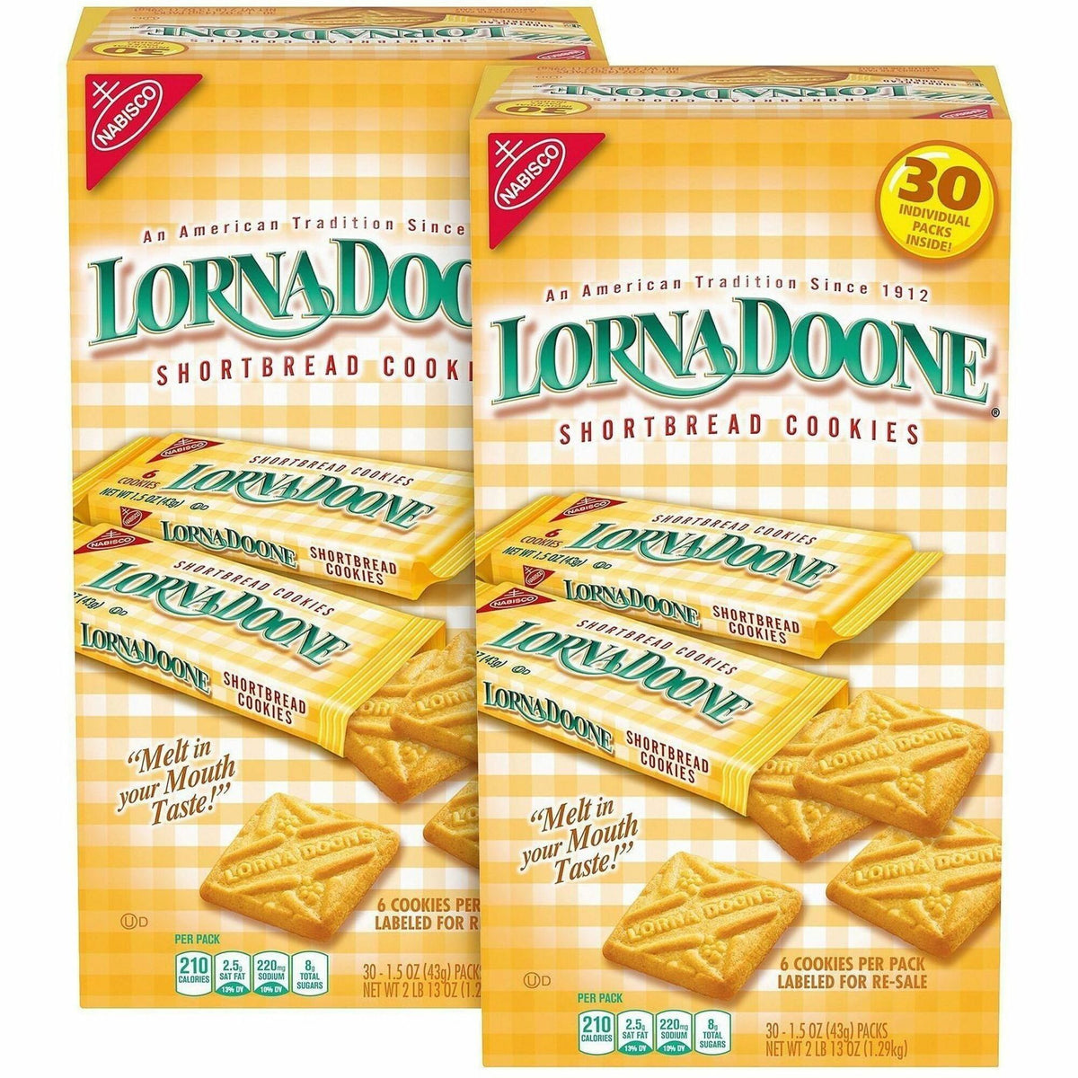 Nabisco LornaDoone Shortbread Cookies