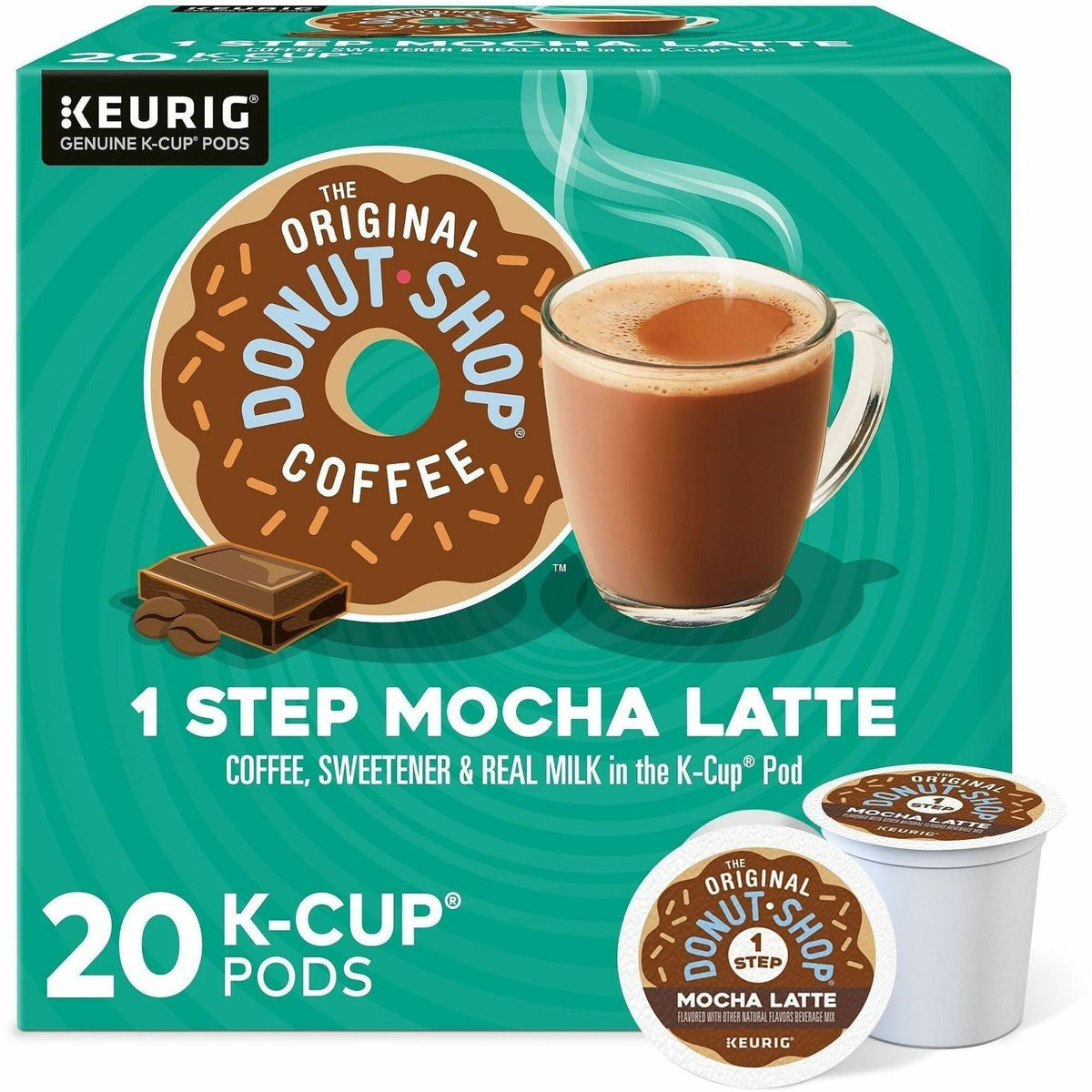 The Original Donut Shop One-Step Mocha Latte K-Cup Pods
