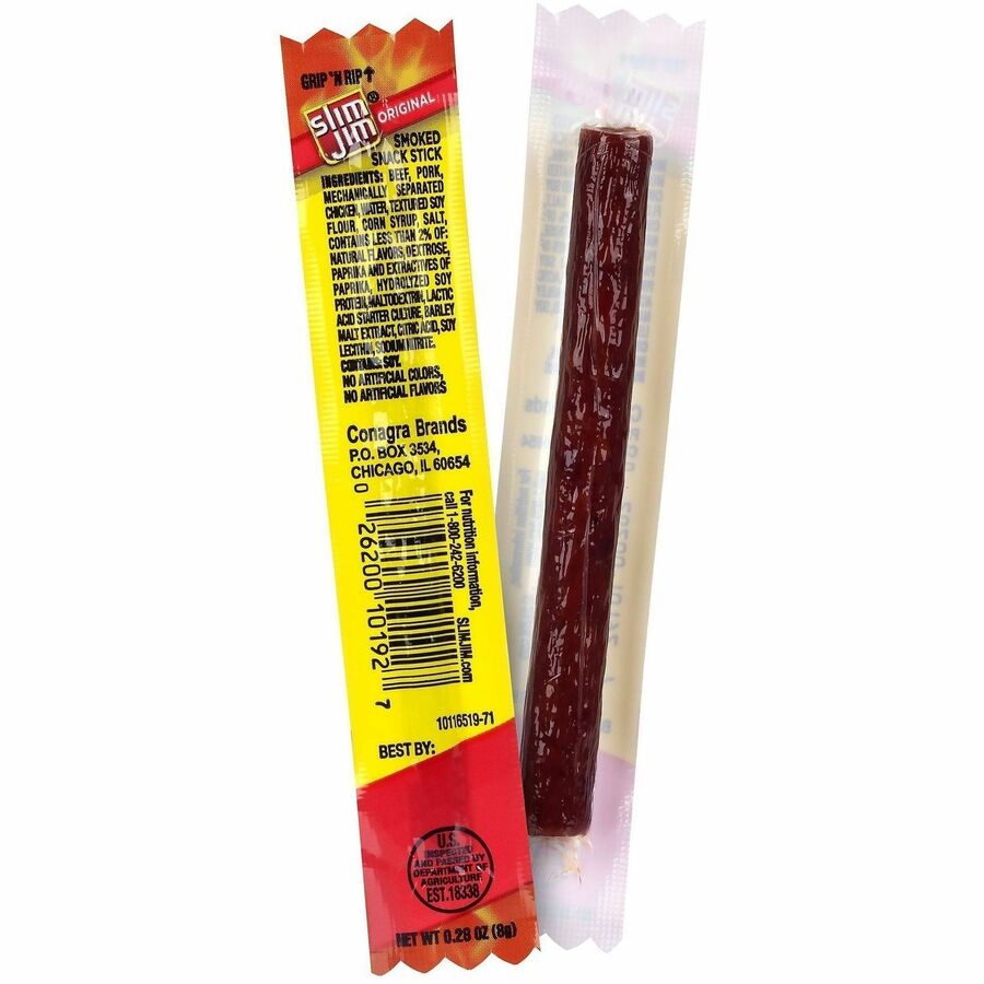 Jack Link's Slim Jim Beef Jerky Meat Sticks