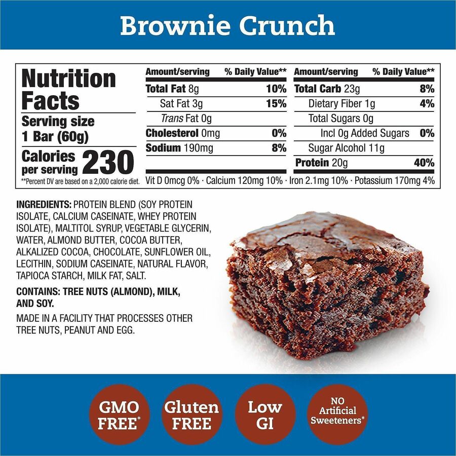 think! Brownie High Protein Bars