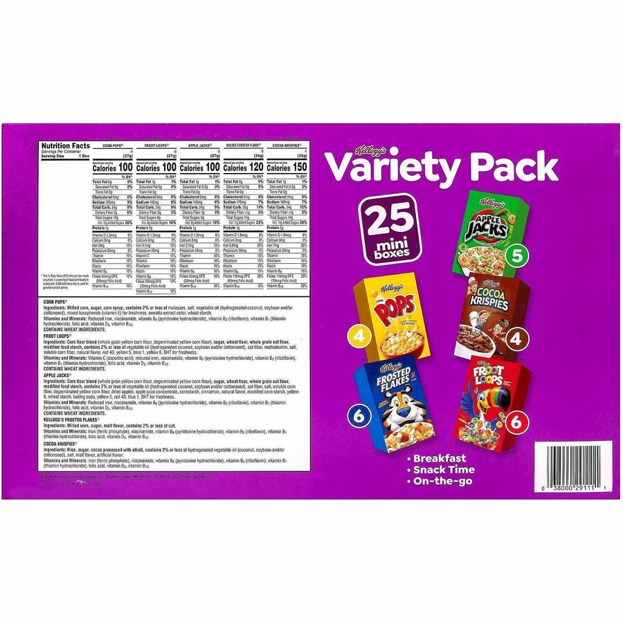 Kellogg's Cereal Variety Pack
