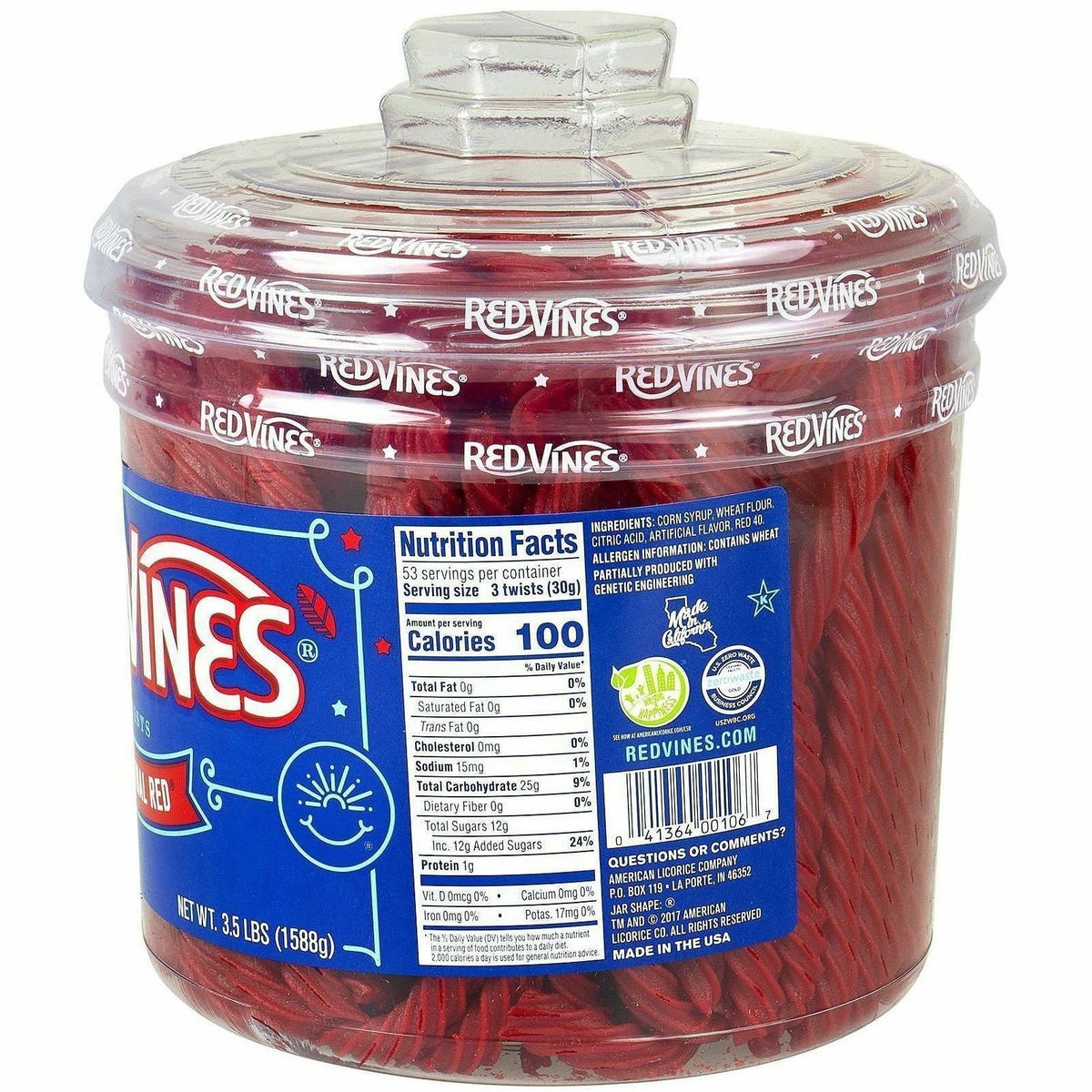 Green Rabbit Red Vines Original Red Twists