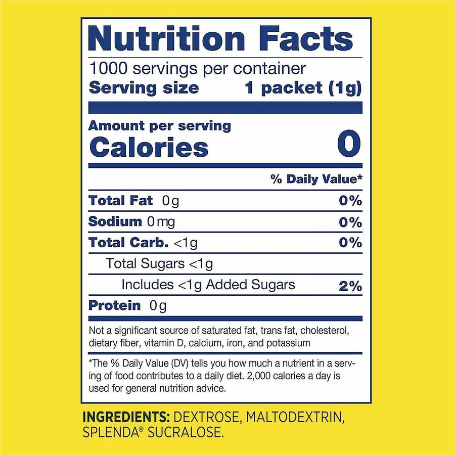 Green Rabbit Splenda No Calorie Sweetener