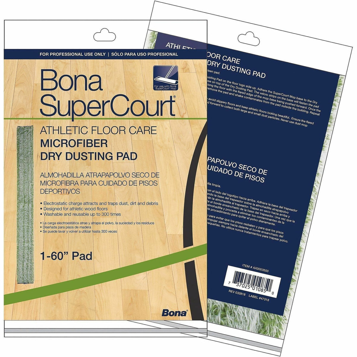 Diversey SuperCourt Microfiber Dusting Pads