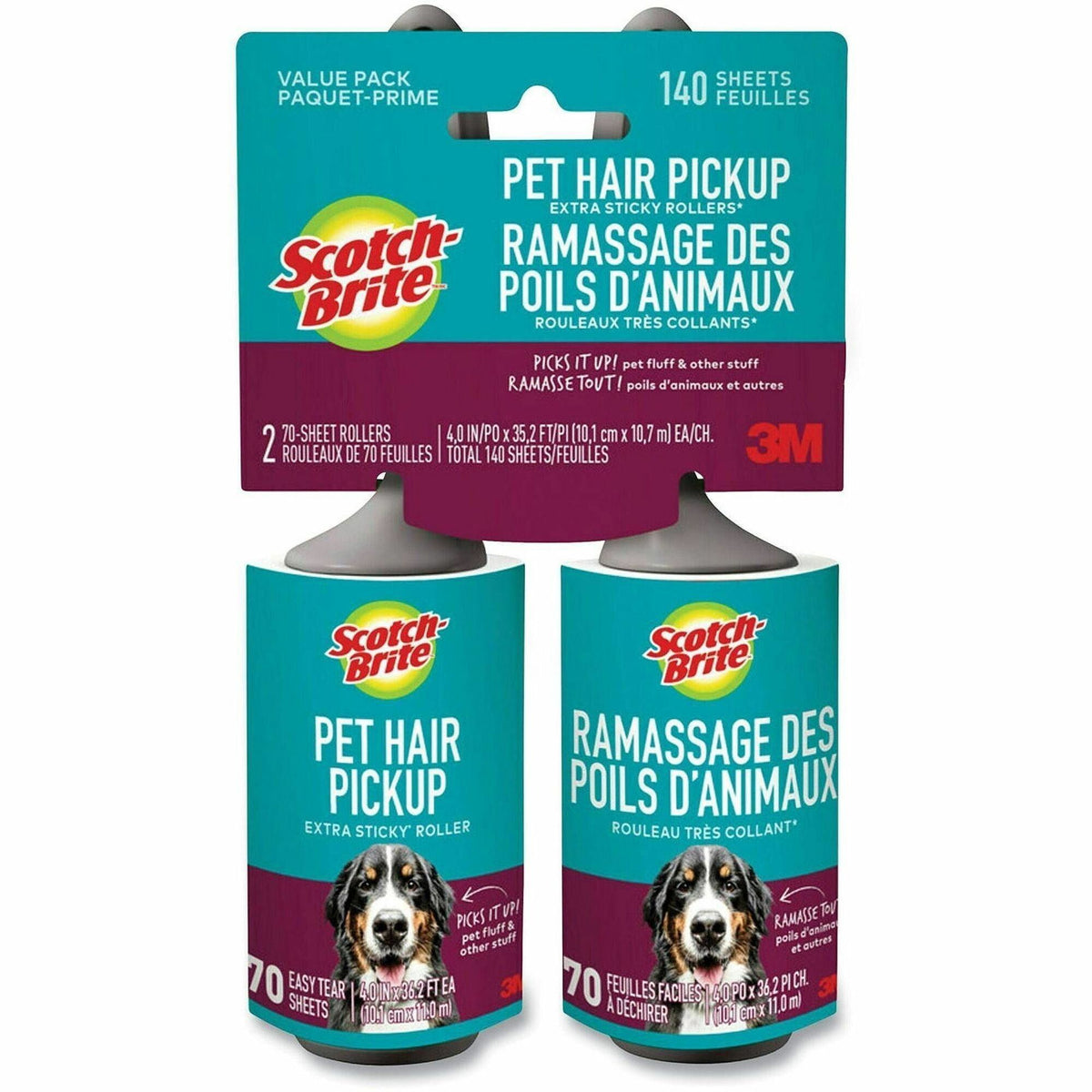 Scotch-Brite Pet Hair Pickup Lint Roller