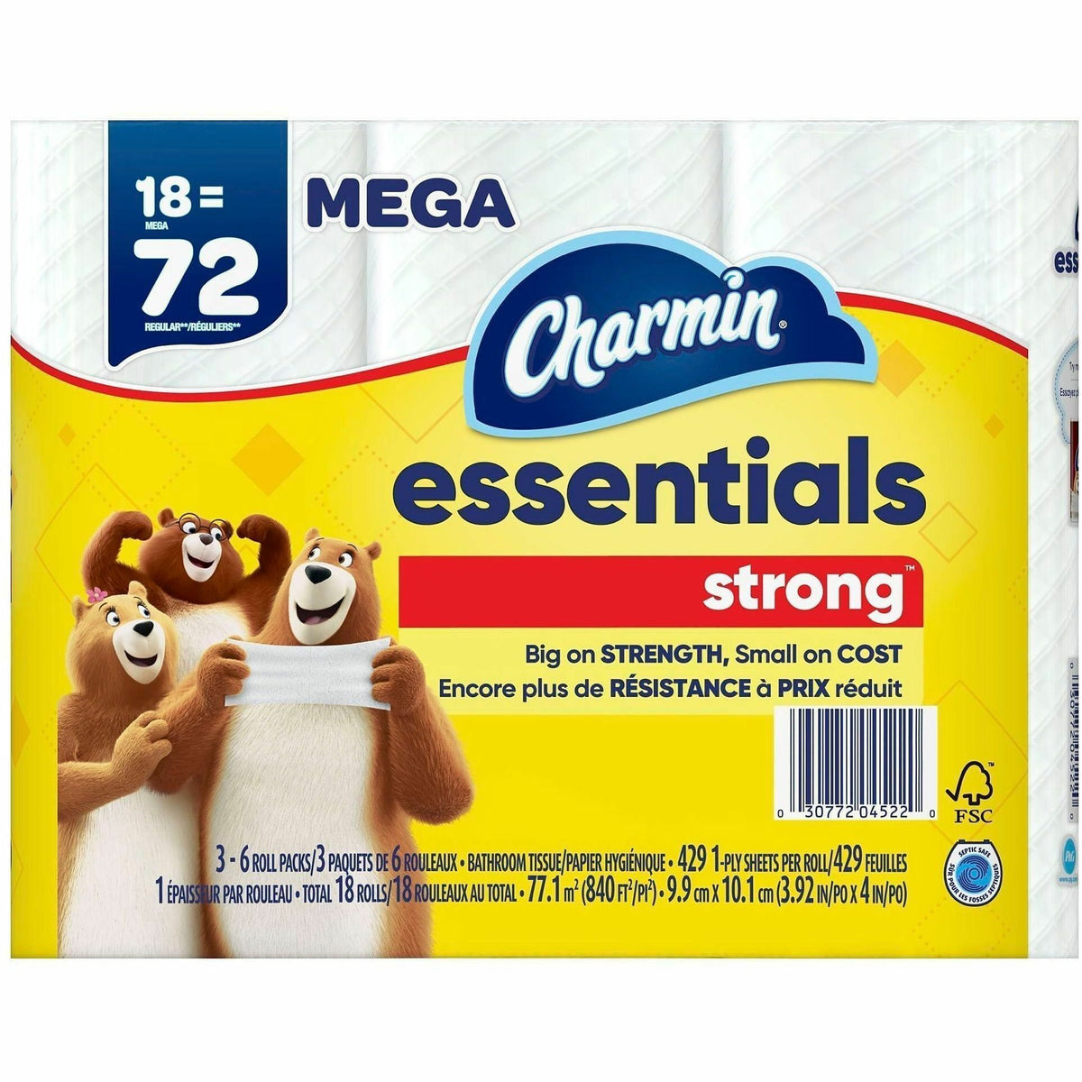 Charmin Essentials Strong Mega