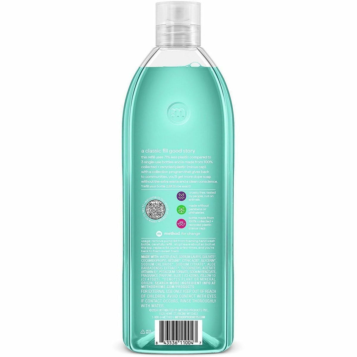 Method Waterfall Foaming Hand Wash Refill