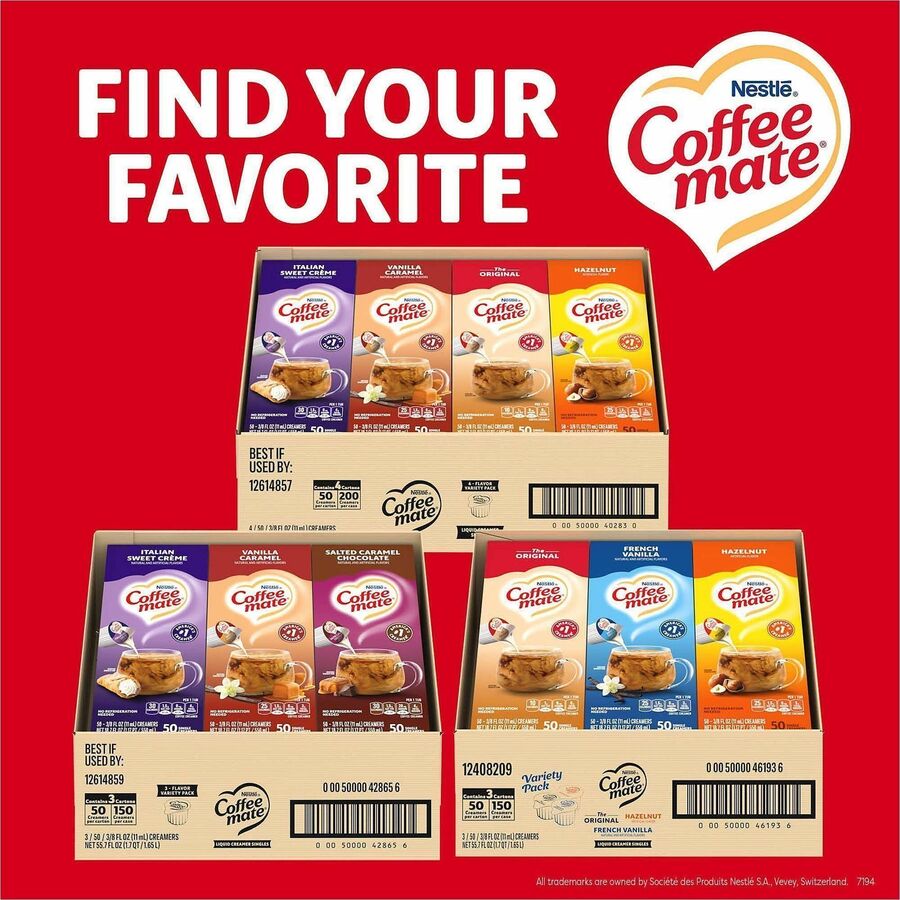 Coffee mate Liquid Creamer Singles