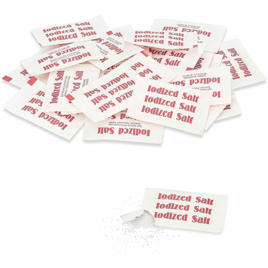 Office Snax Single-Serve Iodized Salt Packets
