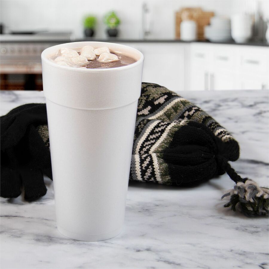 Dart J Cup 24 oz Insulated Foam Cups