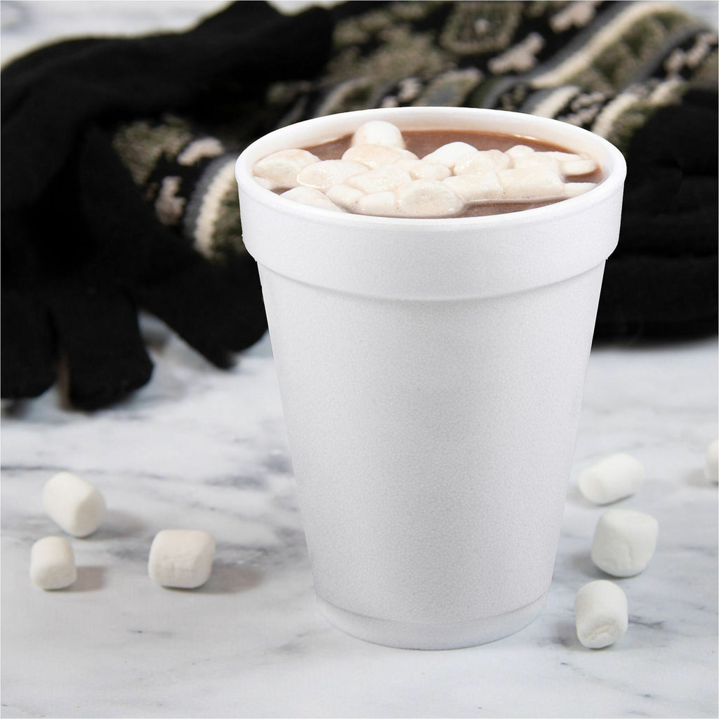 Dart J Cup 14 oz Squat Insulated Foam Cups