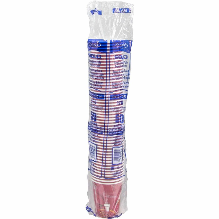 Solo 10 oz Bistro Design Disposable Paper Cups
