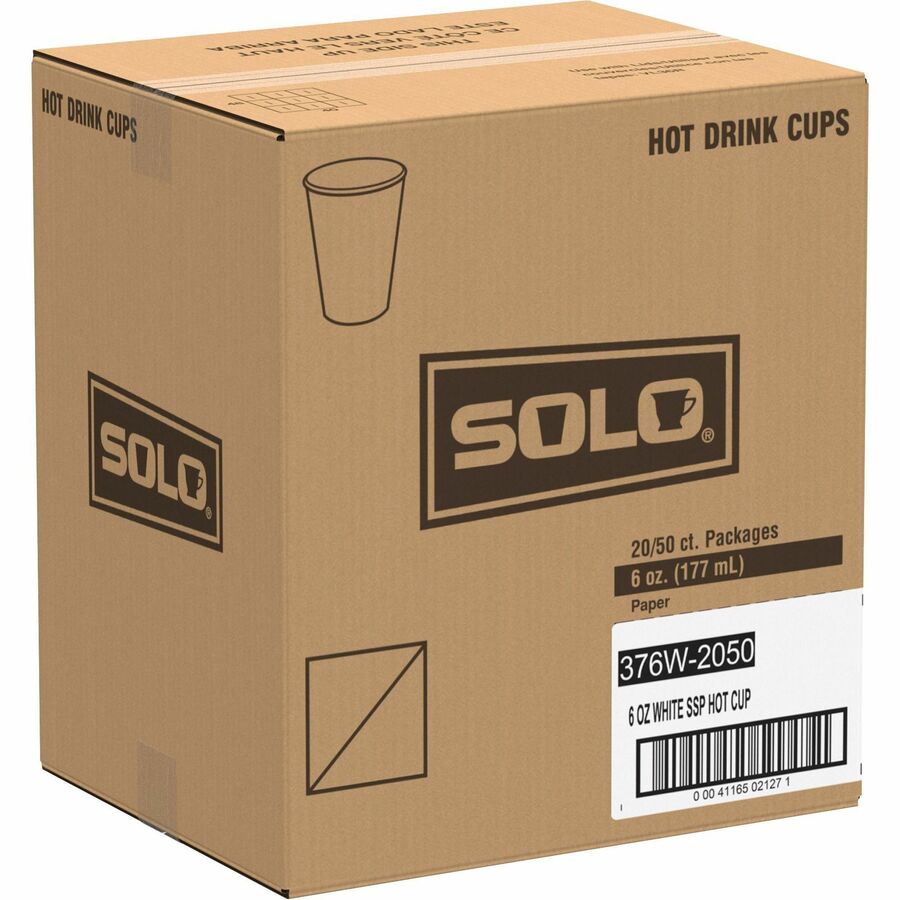 Solo 6 oz Paper Hot Cups