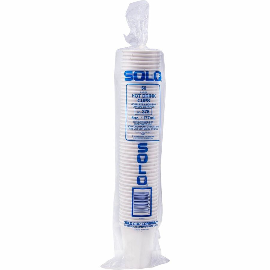 Solo 6 oz Paper Hot Cups