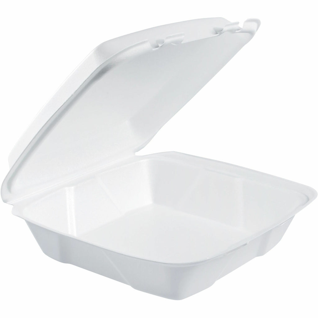 Dart Large 1-Compartment Carryout Foam Trays