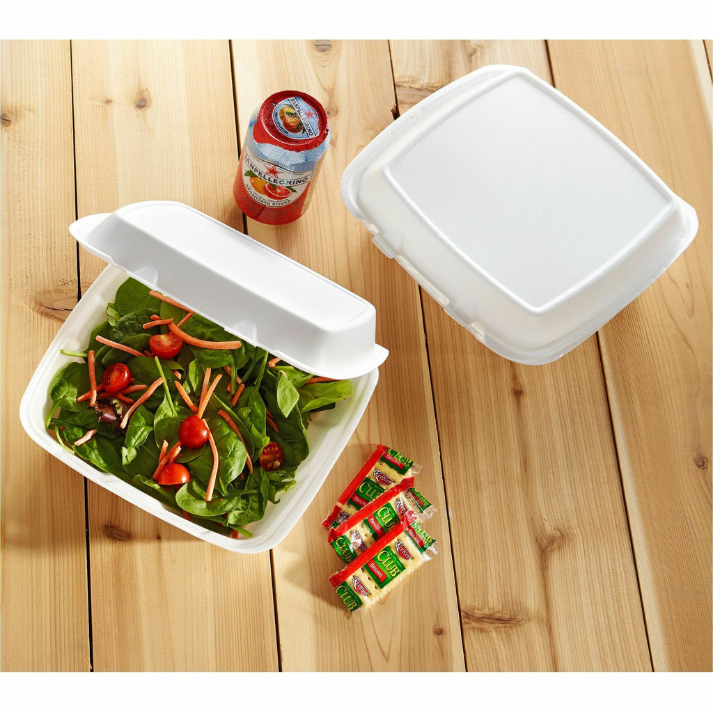 Dart Large 1-Compartment Carryout Foam Trays