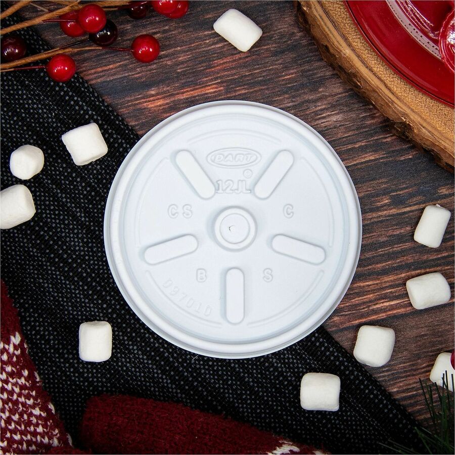 Dart Dart Vented 6-12 oz Hot Cup Lids