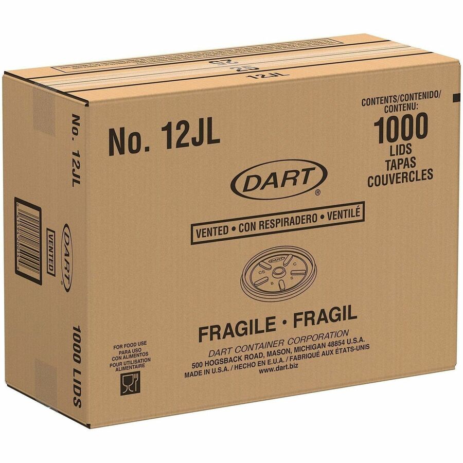 Dart Dart Vented 6-12 oz Hot Cup Lids