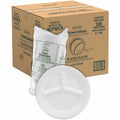 Dart Concorde 9" Nonlaminated Foam 3-Compartment Plates