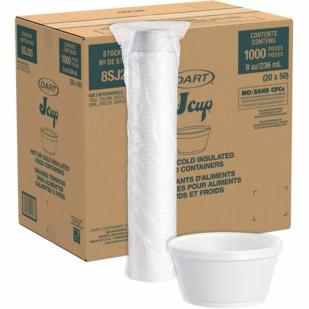 Dart Foam Food Containers