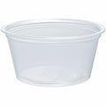 Dart 2 oz PP Plastic Portion Container - Contact Clear