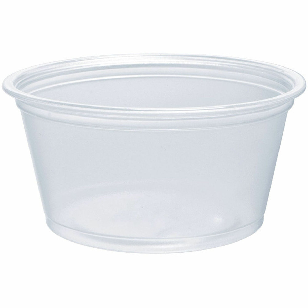 Dart 2 oz PP Plastic Portion Container - Contact Clear