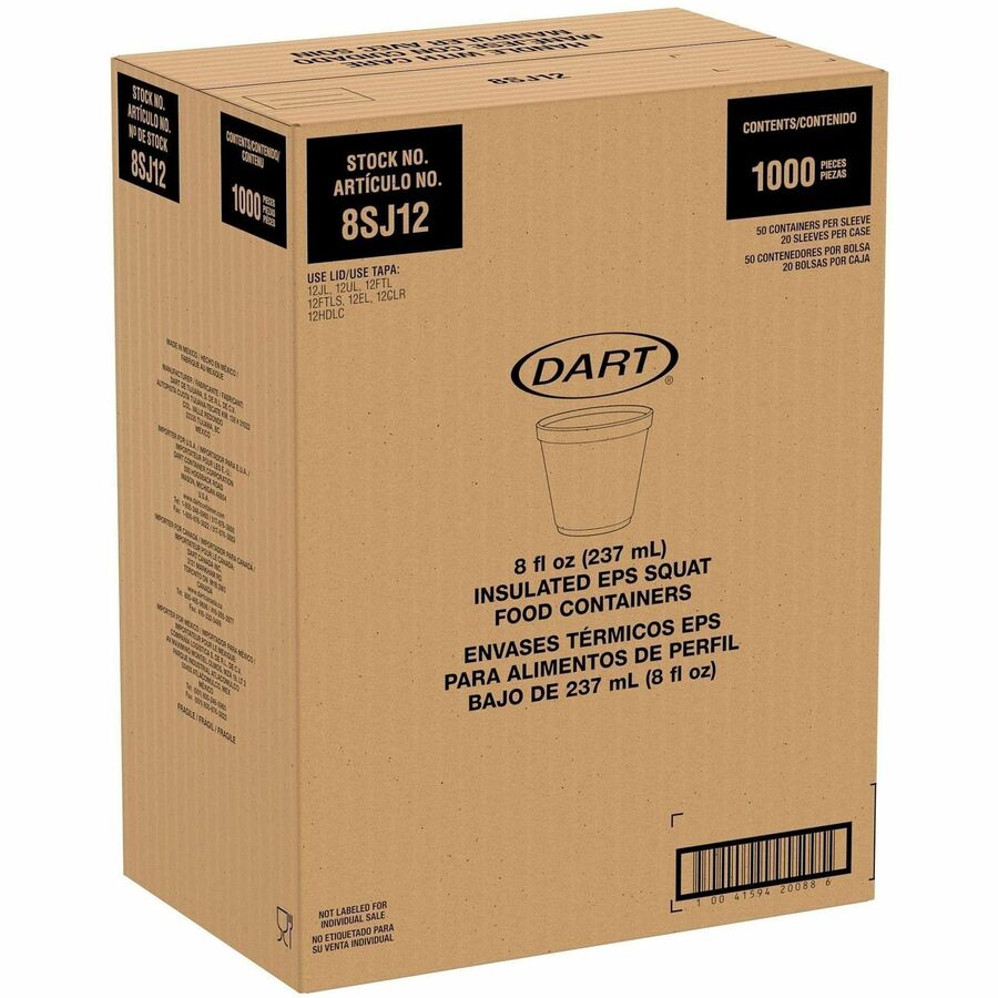 Dart Foam Food Containers