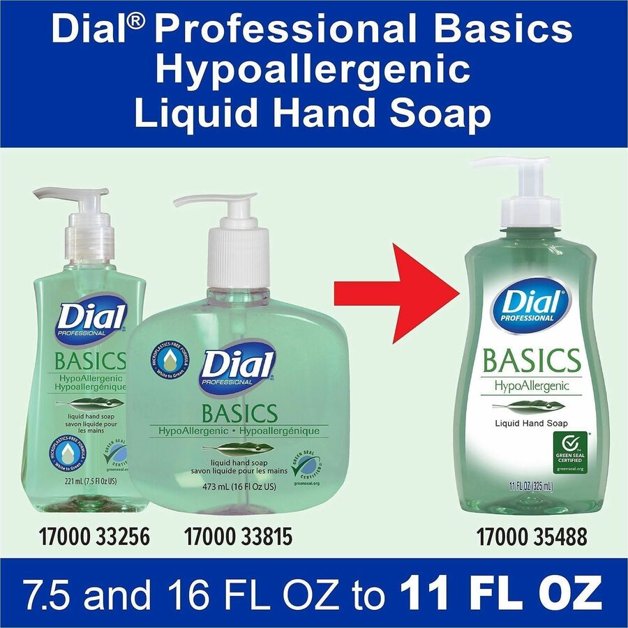 Dial Professional Basics Hypoallergenic Liquid Hand Soap