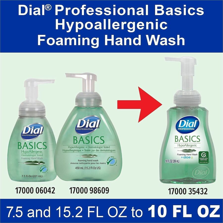 Dial Professional Basics HypoAllergenic Foam Hand Soap