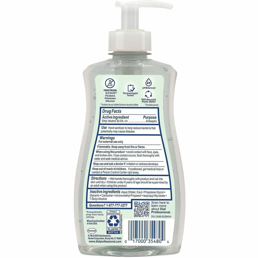 Dial Professional Hand Sanitizer Gel