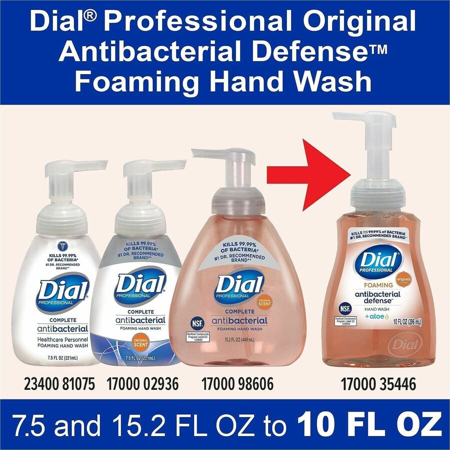 Dial Professional Antibacterial Defense Foaming Handwash