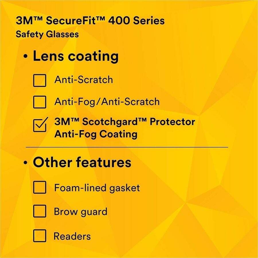 3M SecureFit Protective Eyewear
