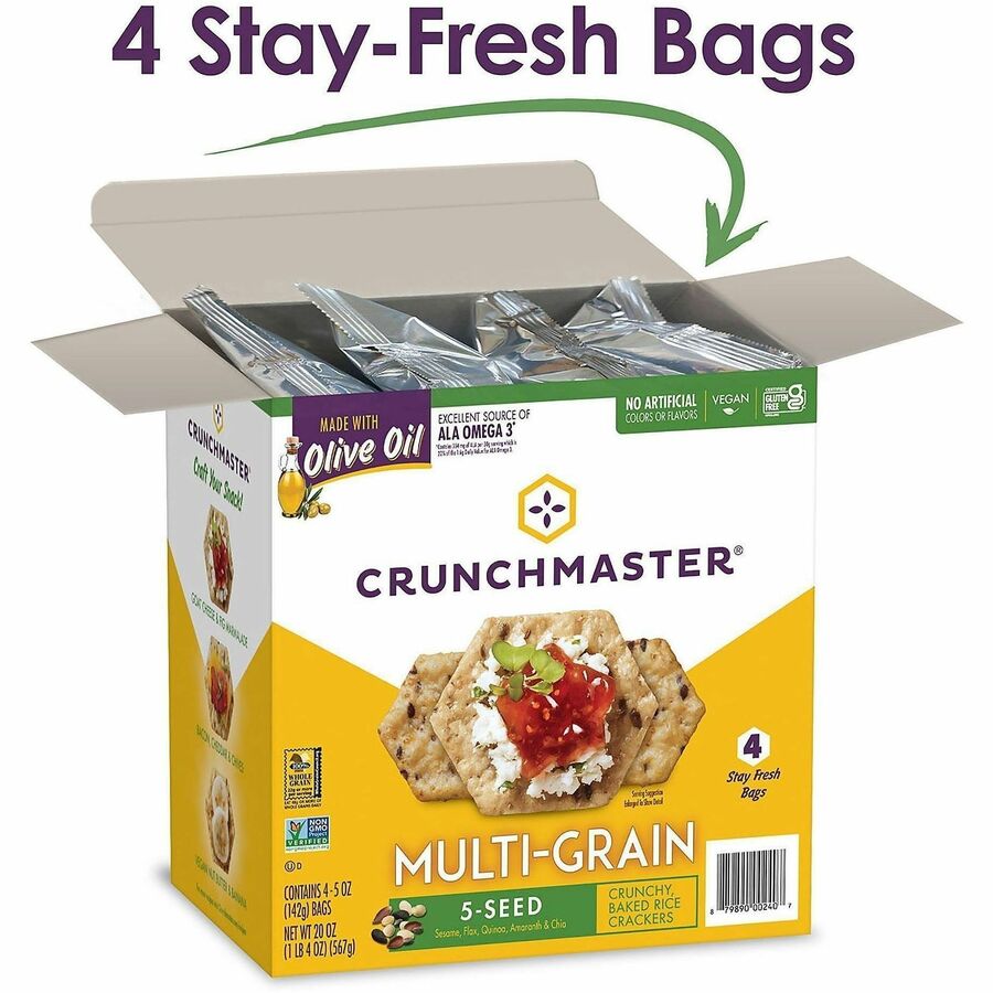 Green Rabbit Crunchmaster MultiGrain Seed Crackers