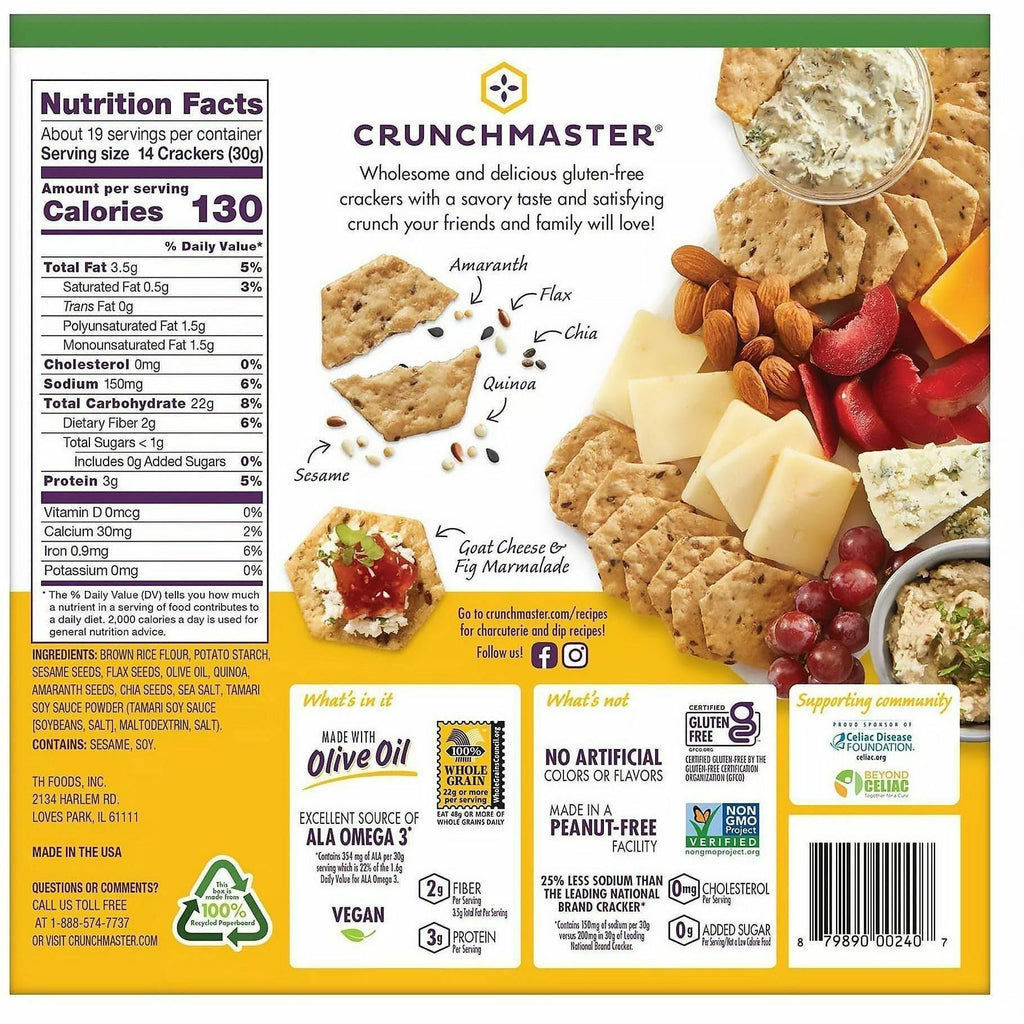 Green Rabbit Crunchmaster MultiGrain Seed Crackers