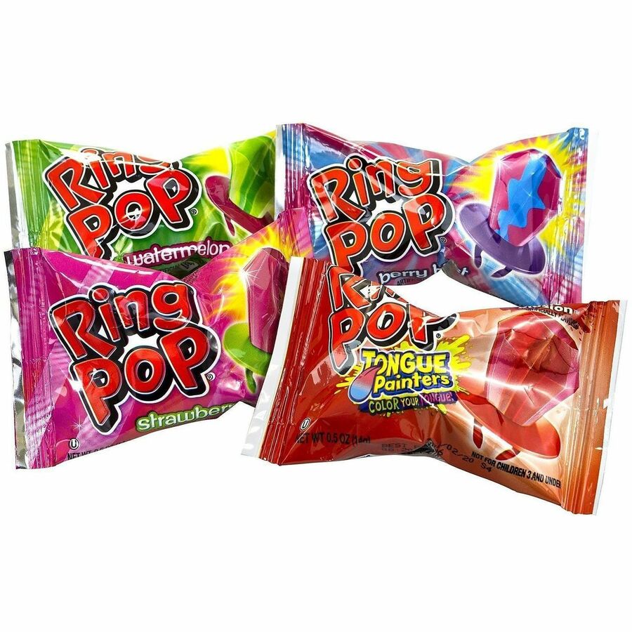 Green Rabbit Ring Pop Lollipops Variety Pack