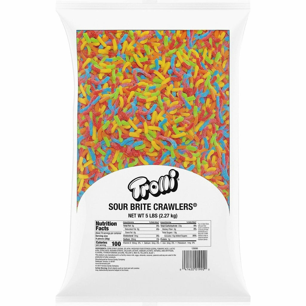 Green Rabbit Sour Brite Crawlers Gummy Worms