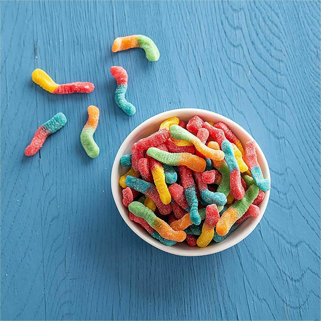 Green Rabbit Sour Brite Crawlers Gummy Worms