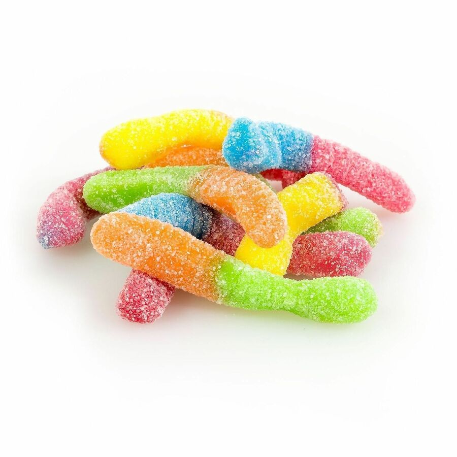 Green Rabbit Sour Brite Crawlers Gummy Worms