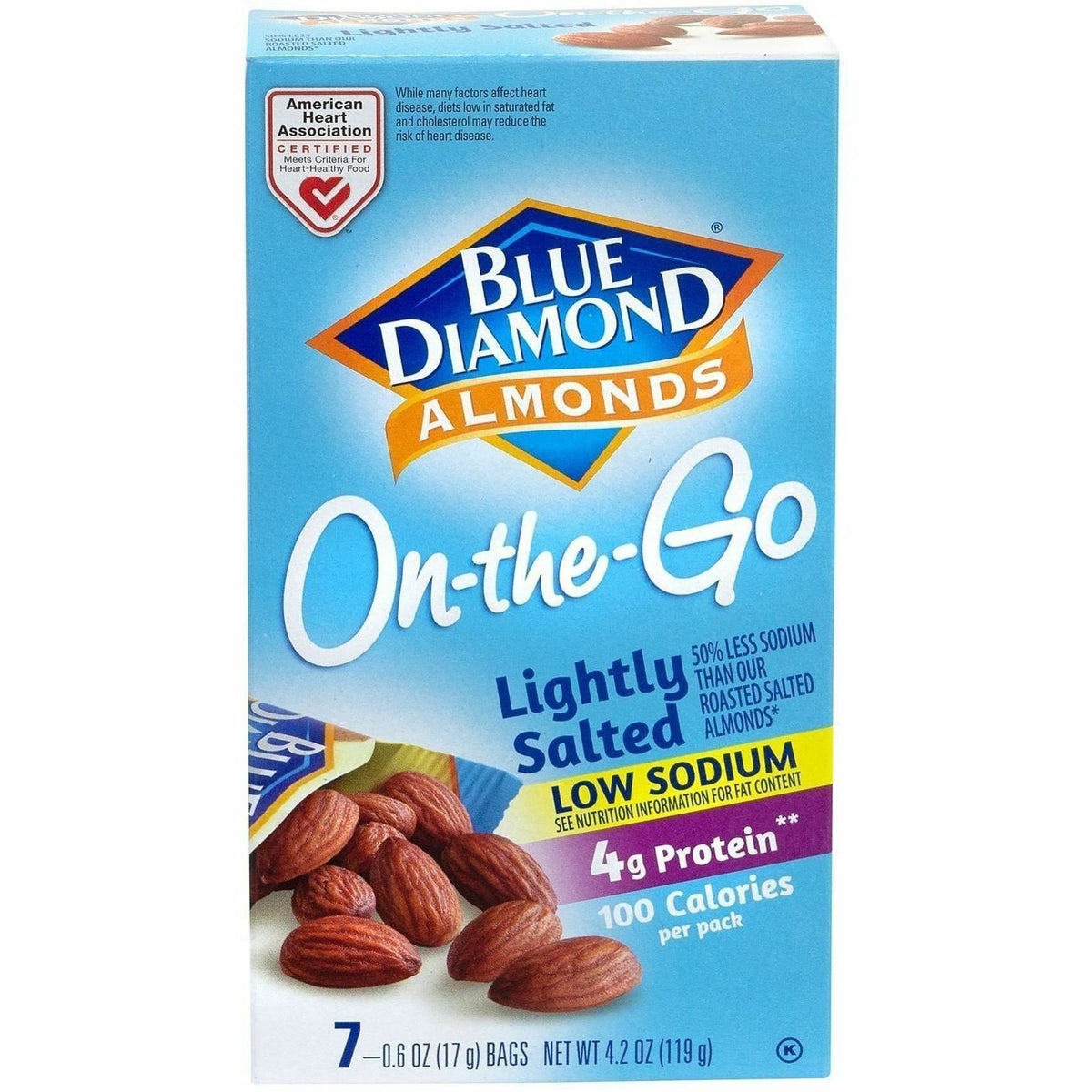 Green Rabbit Blue Diamond Lightly-Salted Almonds