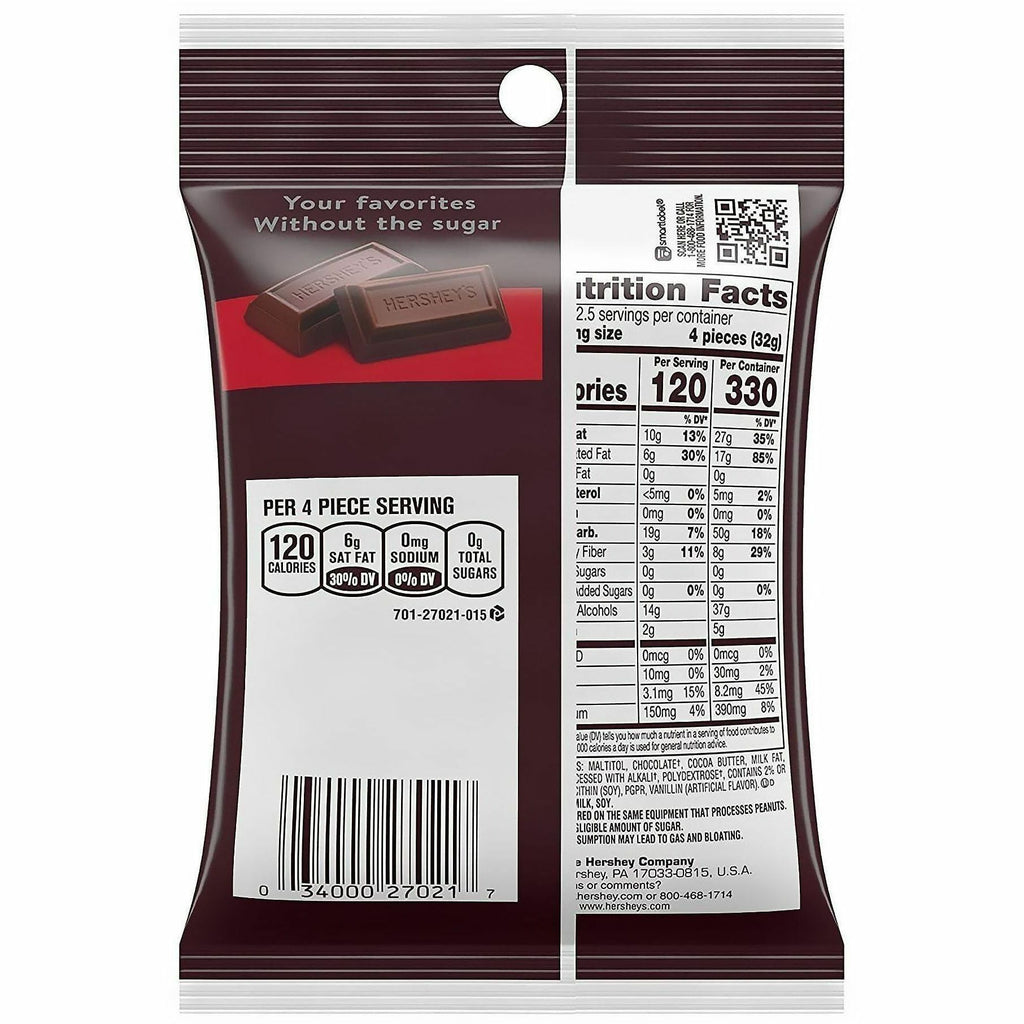 Green Rabbit Hershey's Sugar-Free Dark Chocolates