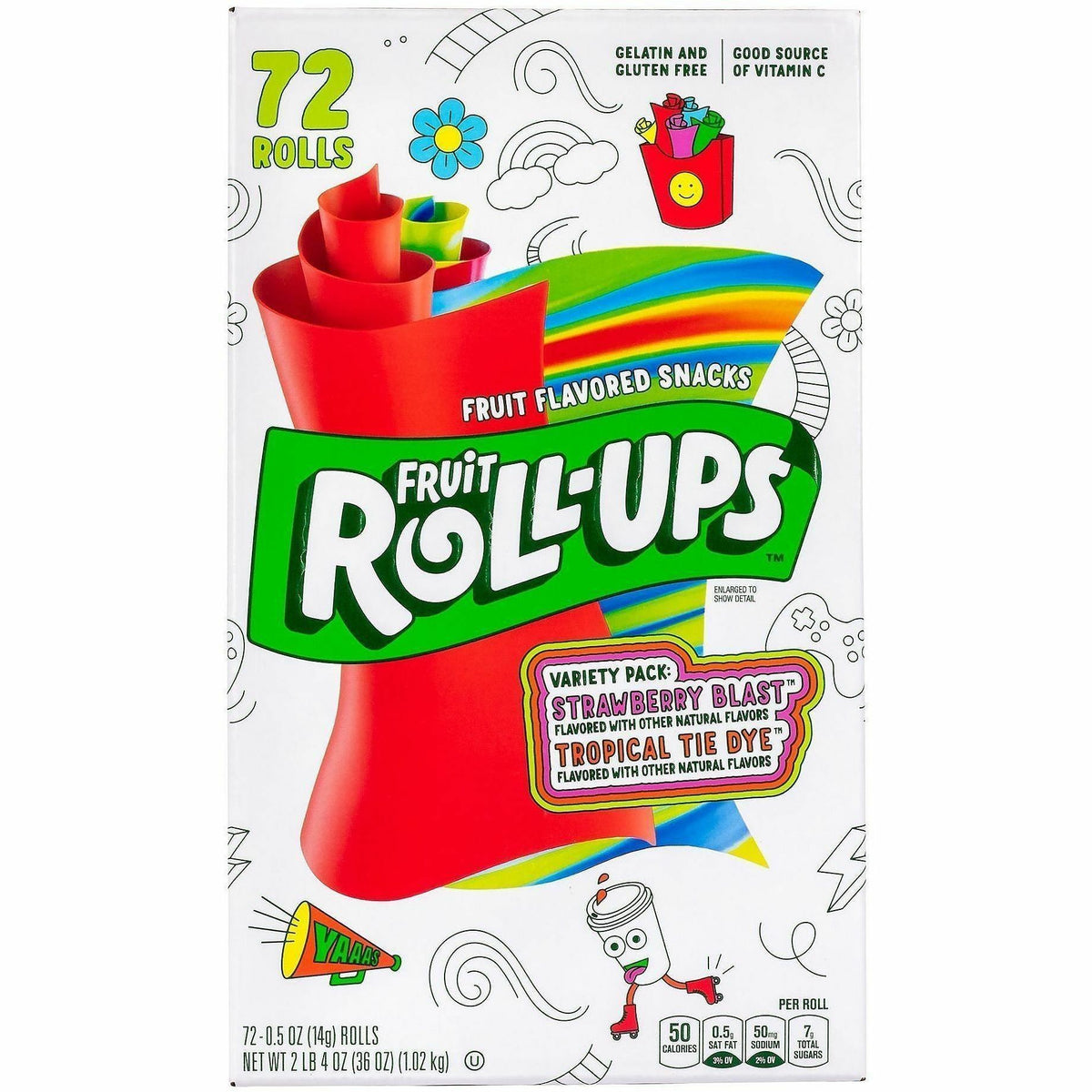 Green Rabbit Fruit Roll-Ups Fruit Snacks