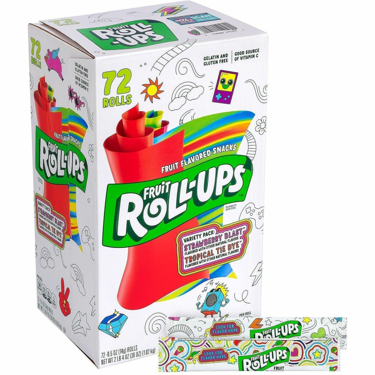 Green Rabbit Fruit Roll-Ups Fruit Snacks