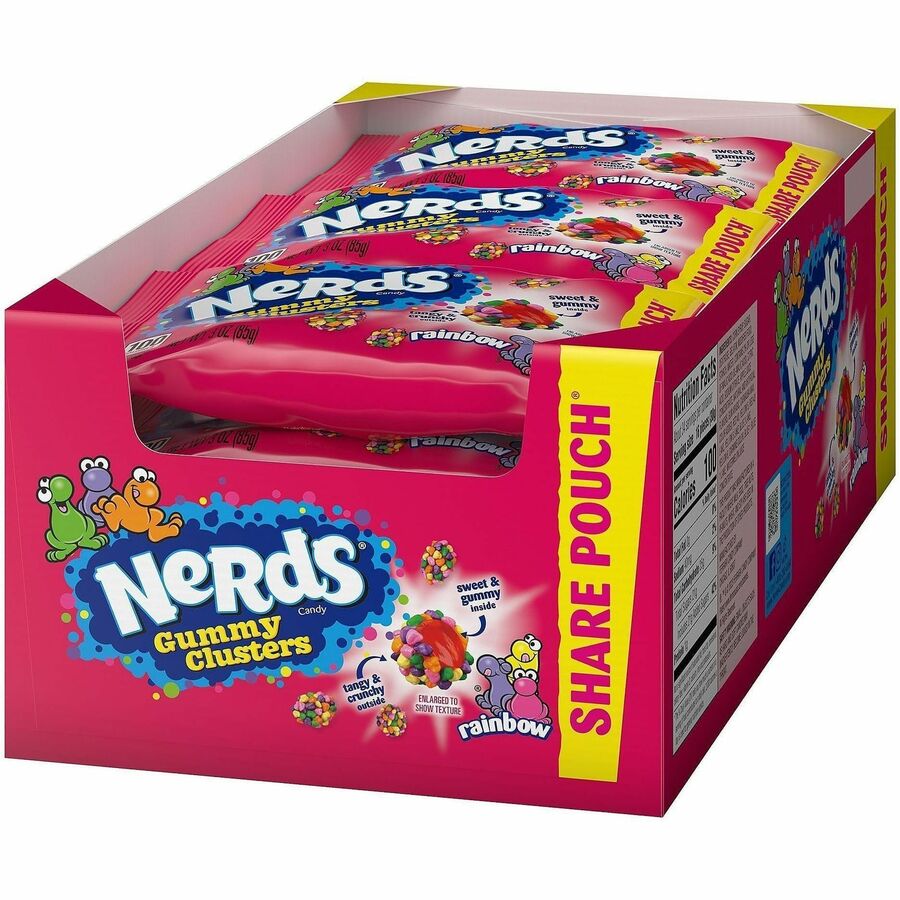 Green Rabbit Nerds Gummy Clusters Rainbow