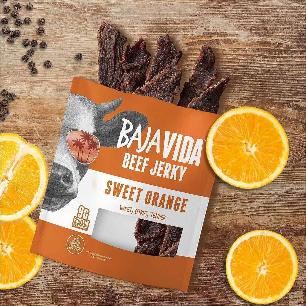 Green Rabbit Baja Vida Sweet Orange Beef Jerky