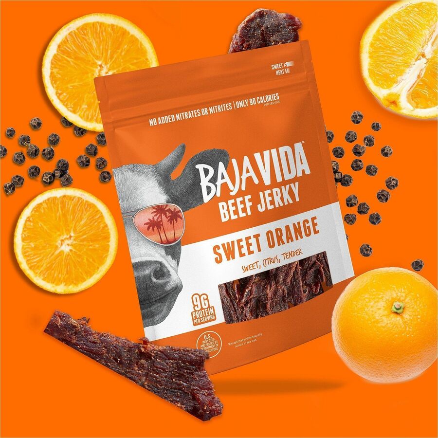 Green Rabbit Baja Vida Sweet Orange Beef Jerky