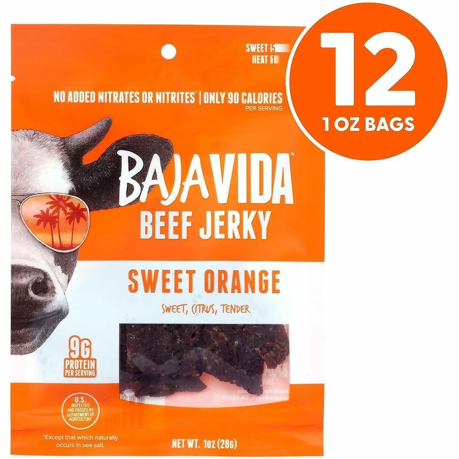 Green Rabbit Baja Vida Sweet Orange Beef Jerky