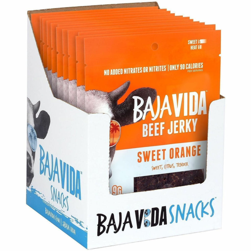 Green Rabbit Baja Vida Sweet Orange Beef Jerky