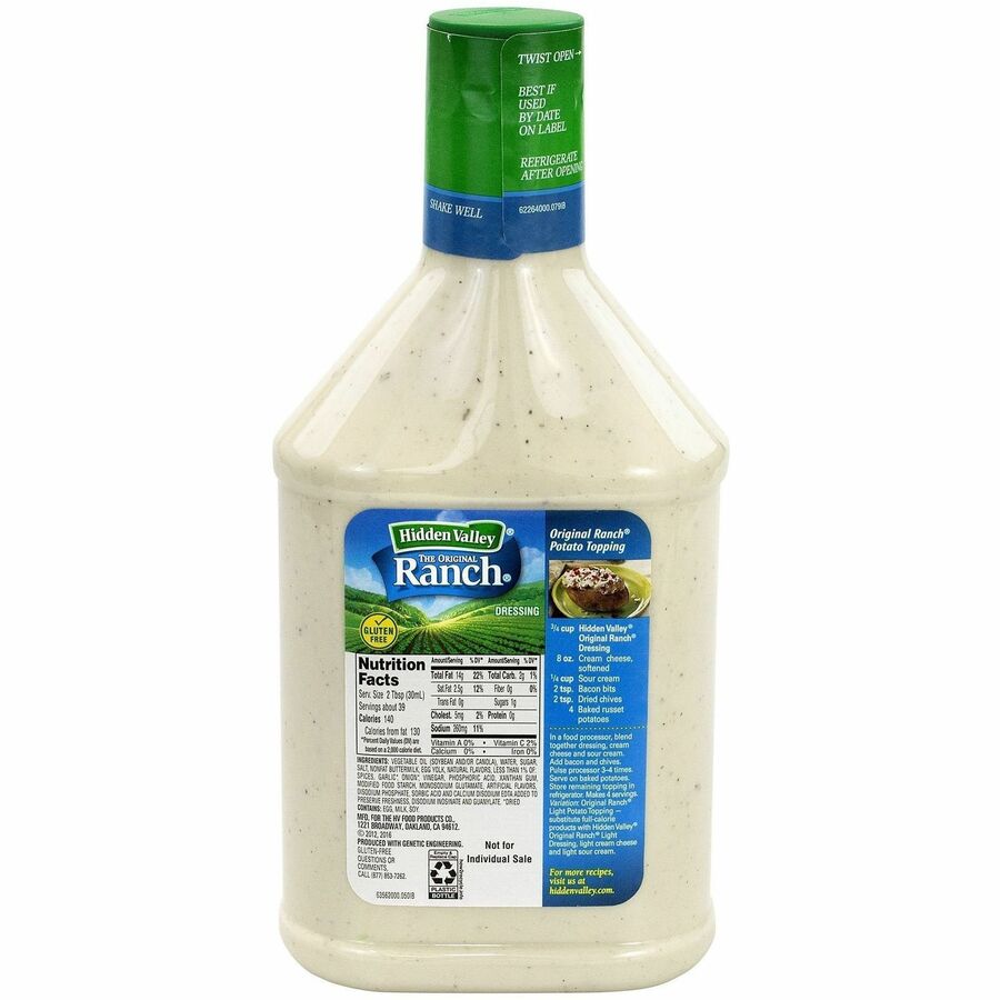 Green Rabbit Hidden Valley Ranch Dressing Original