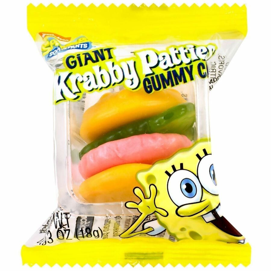 Green Rabbit SpongeBob GIANT Krabby Patty Gummies